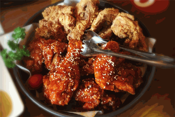 火梅花炸鸡